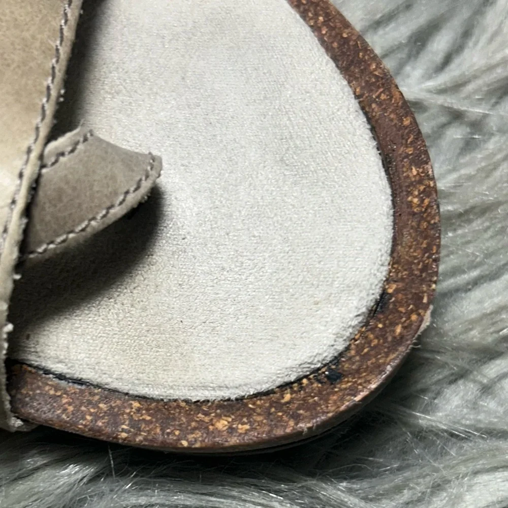 Merrell Revalli Aura Wedge Sandal - Women's Taupe Strappy Sandals Size 7 - Picture 9 of 11